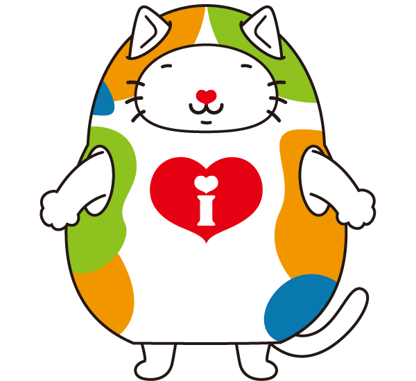 正面から見たいずにゃん