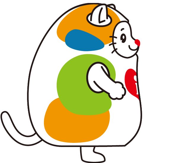 左から見たいずにゃん