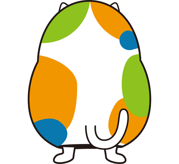 後ろから見たいずにゃん